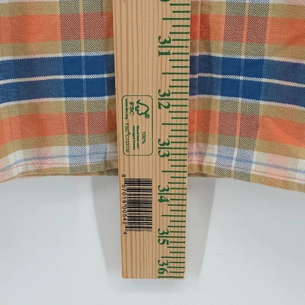 LL Bean‎ Signature Flannel Shirt Mens XXL Tall Slim Fit Plaid Oxford Button Down - Picture 7 of 8